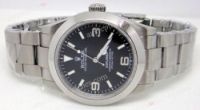 New 2016 Rolex Explorer Black Face Stainless Steel Mens Replica Watch